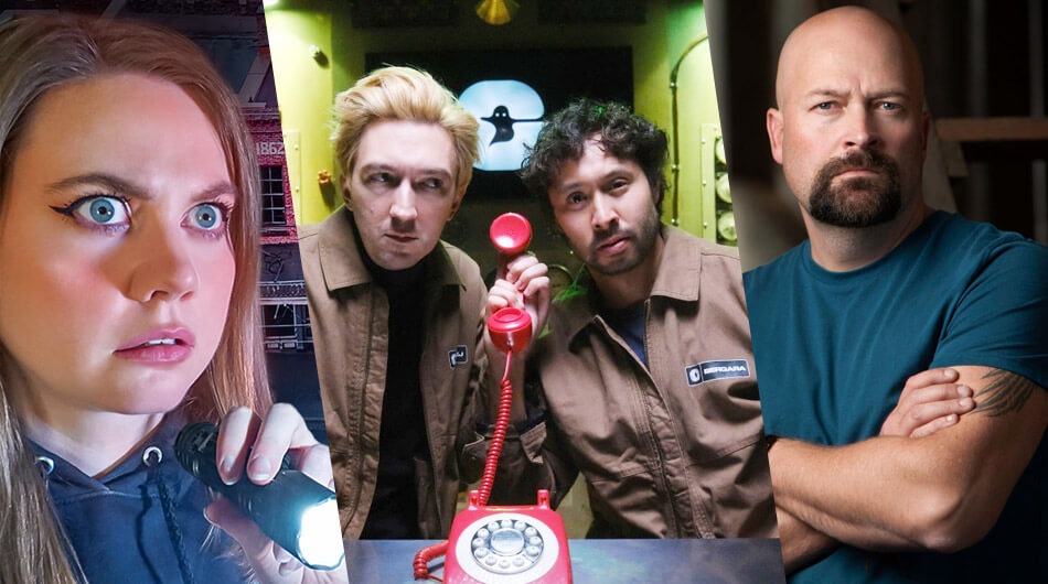 Youtube ghost hunters Amys Crypt, Ghost Files and Jason Hawes.